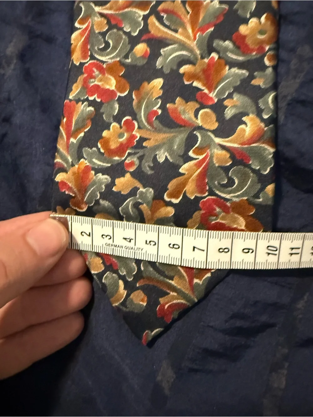 Christian Dior Monsieur Floral Silk Tie in Black and Gold